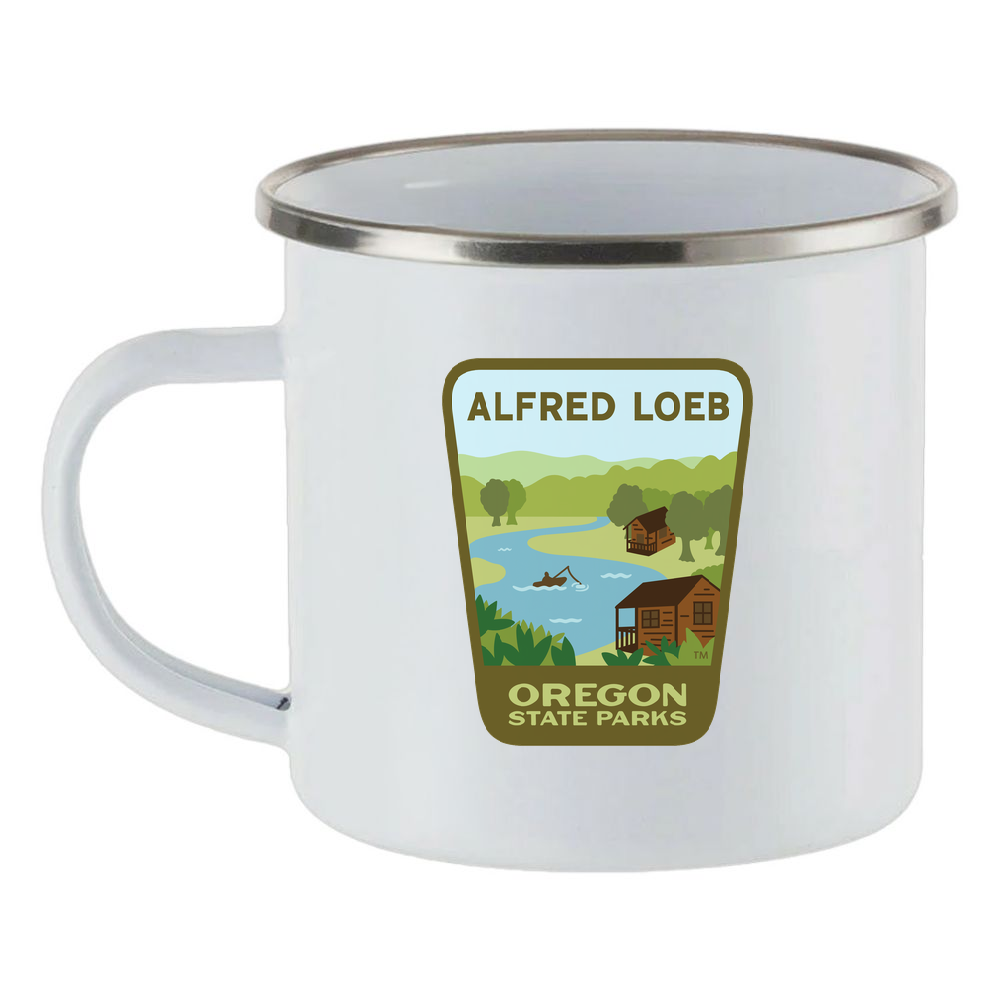 Alfred Loeb Enamel Mug, 12oz