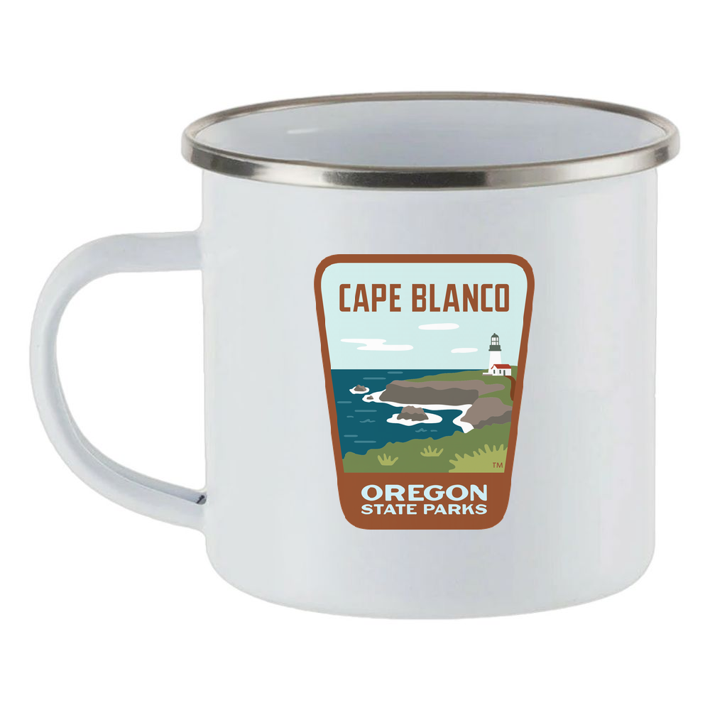 Cape Blanco Enamel Mug, 12oz