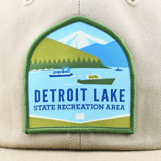 Detroit Lake Iconic Dad Hat | Patchmarks Oregon State Parks