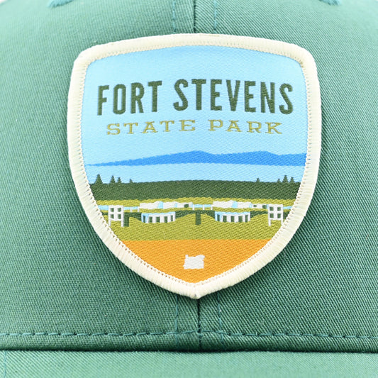 Fort Stevens Battery Trucker Hat | Patchmarks Oregon State Parks