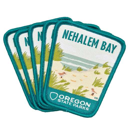 Nehalem Bay, 2.5" Iron-on Patch | Patchmarks Oregon State Parks
