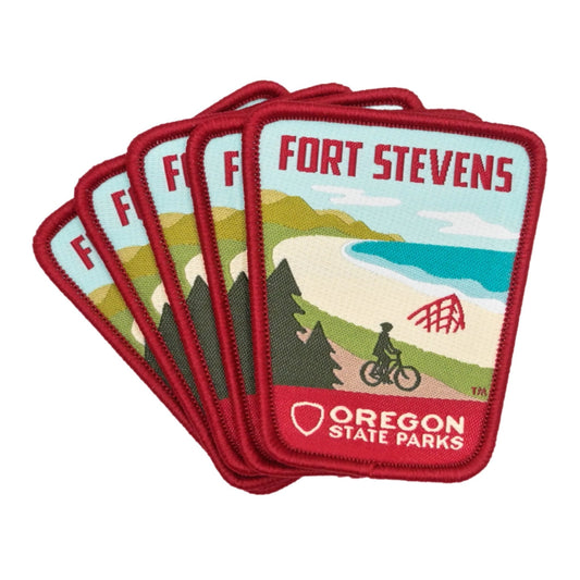 Fort Stevens, 2.5" Iron-on Patch | Patchmarks Oregon State Parks