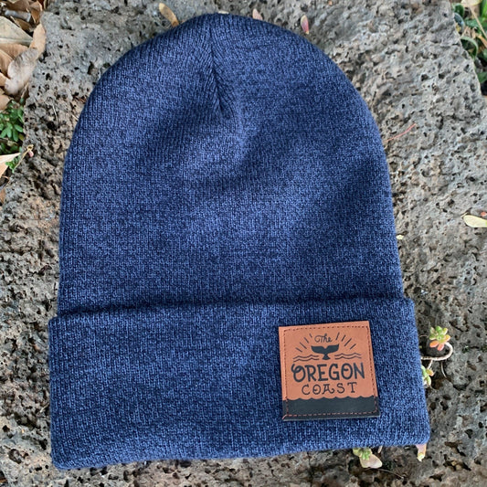 Oregon Coast Beanie - Whale's Tail | Patchmarks Oregon State Parks