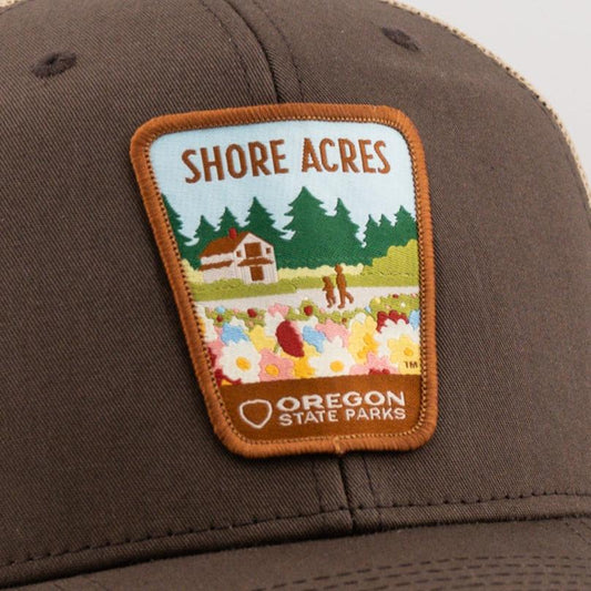 Shore Acres Trucker Hat | Patchmarks Oregon State Parks