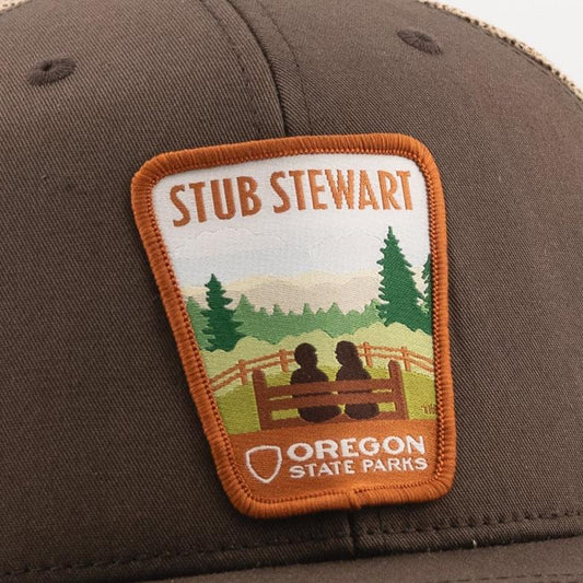 Stub Stewart Trucker Hat | Patchmarks Oregon State Parks