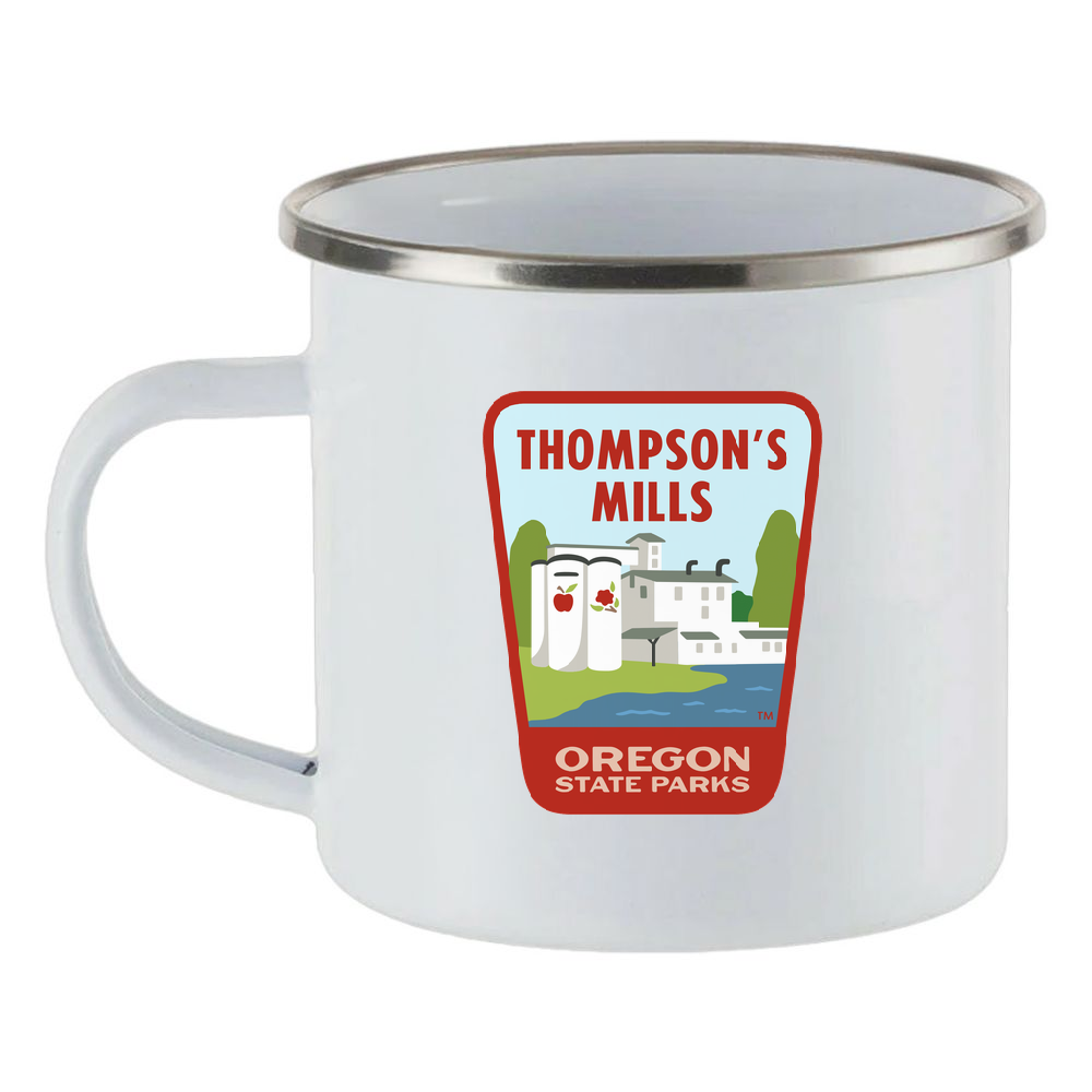 Thompson's Mills Enamel Mug, 12oz