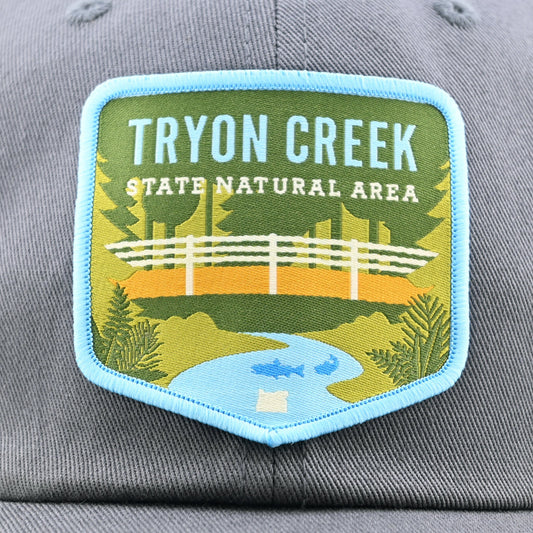 Tryon Creek Bridge Dad Hat | Patchmarks Oregon State Parks