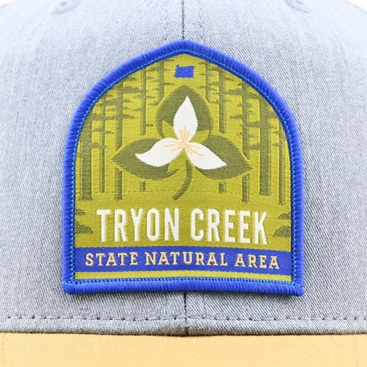 Tryon Creek Trillium Trucker Hat | Patchmarks Oregon State Parks