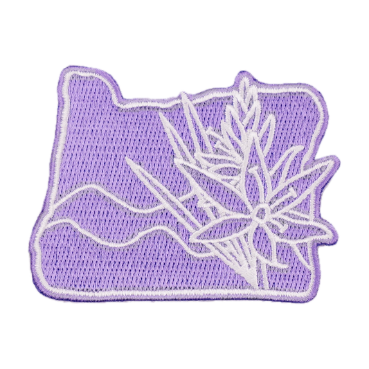 Camas Lily - Embroidered Patch | Patchmarks Oregon State Parks
