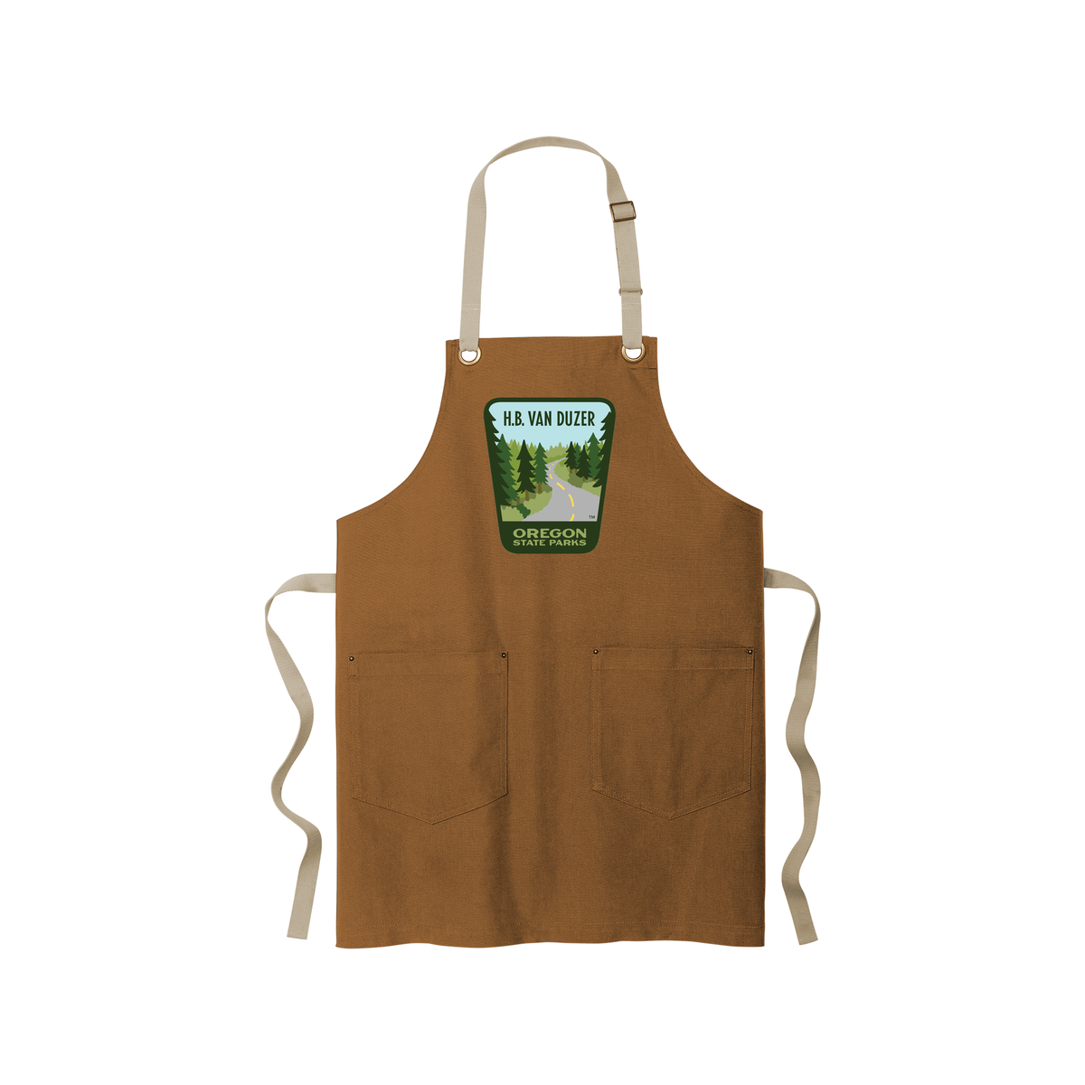 H.B. Van Duzer Canvas Two-Pocket Apron