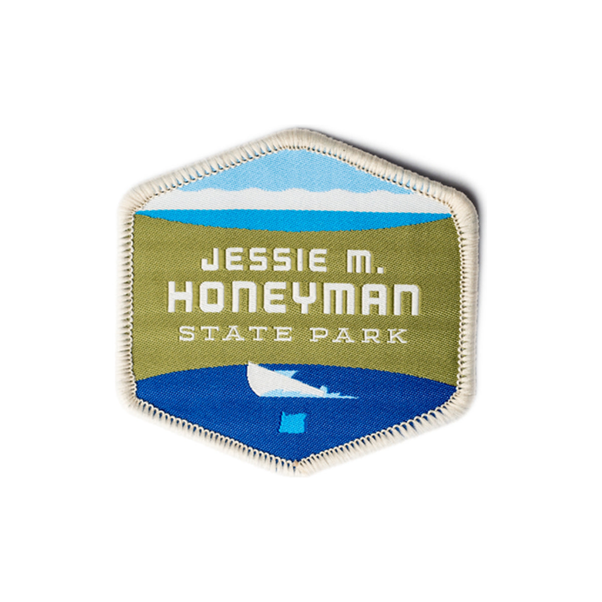 Jessie Honeyman, 3" Iron-on Patch | Patchmarks Oregon State Parks