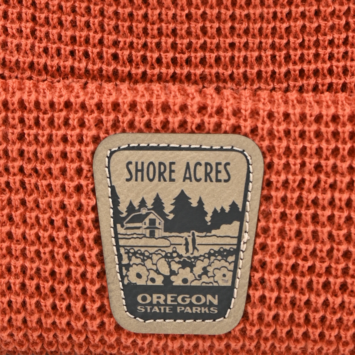 Shore Acres Beanie - patch close-up
