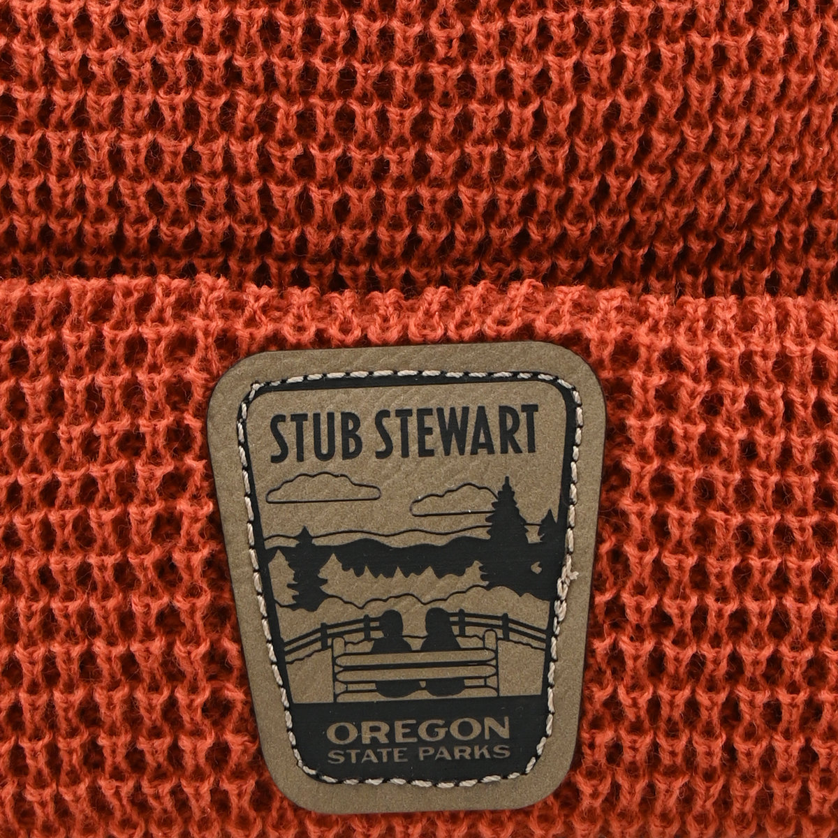 Stub Stewart Beanie - patch close-up