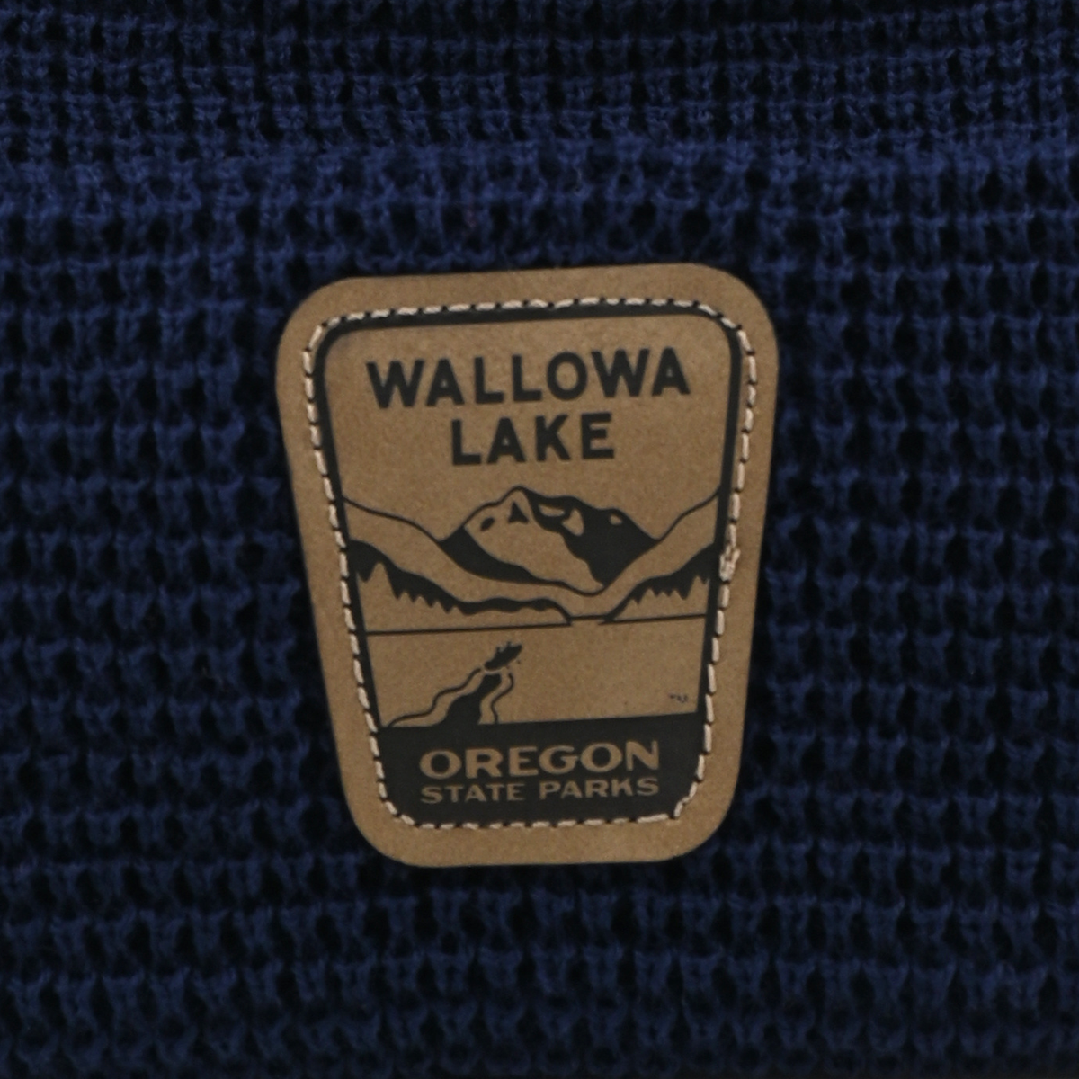Wallowa Lake Beanie - patch close-up