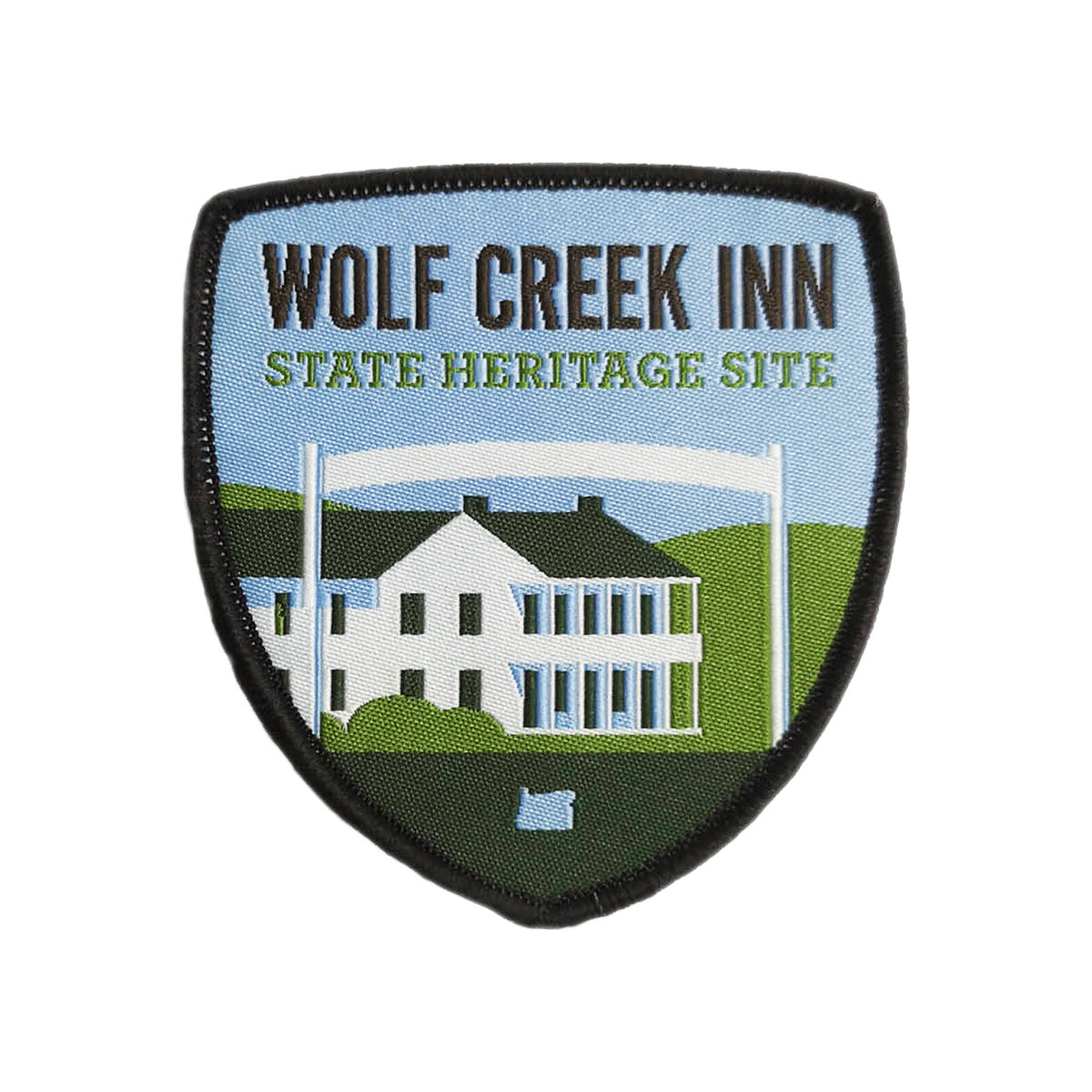 Wolf Creek Inn, 3" Iron-on Patch | Patchmarks Oregon State Parks