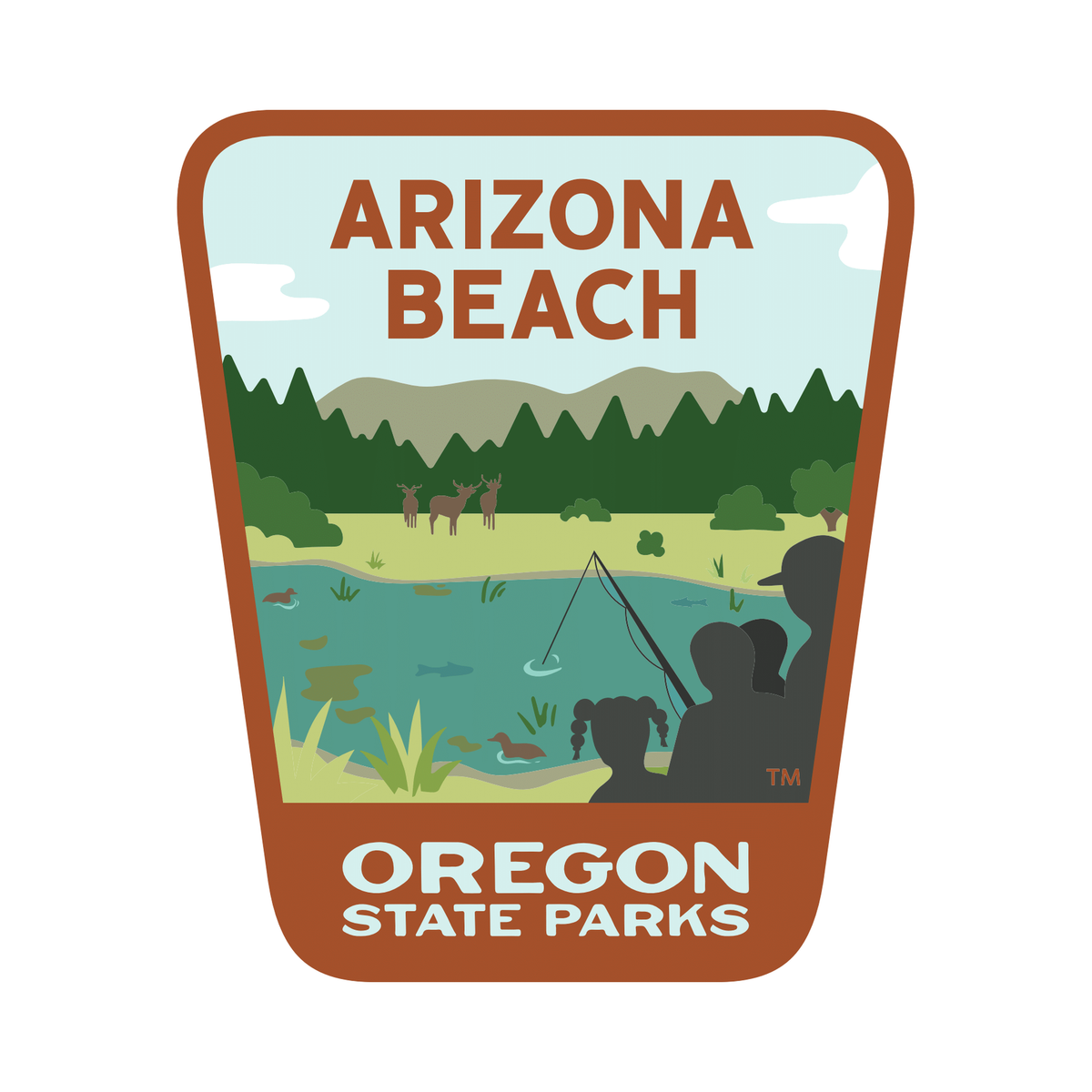 Arizona Beach, 3.25” Weatherproof Sticker