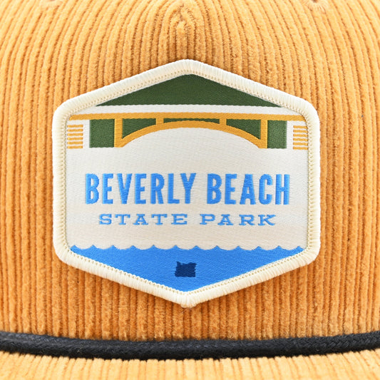 Beverly Beach Corduroy Hat | Patchmarks Oregon State Parks
