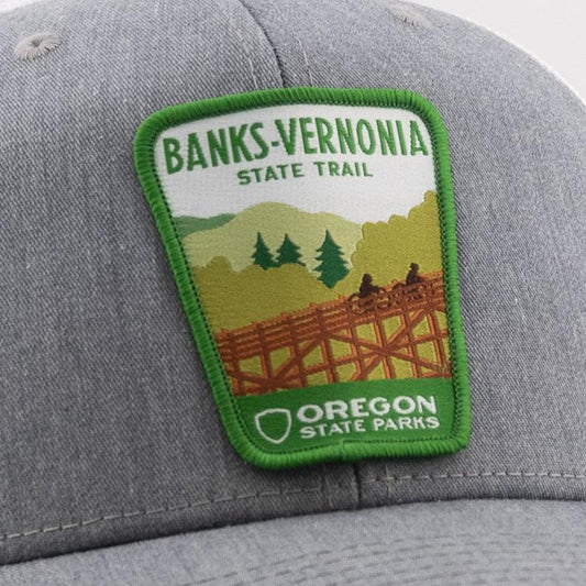 Banks-Vernonia Trail Trucker Hat | Patchmarks Oregon State Parks