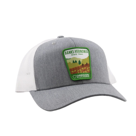 Banks-Vernonia Trail Trucker Hat | Patchmarks Oregon State Parks