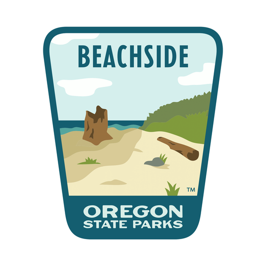 Beachside, 3.25” Weatherproof Sticker