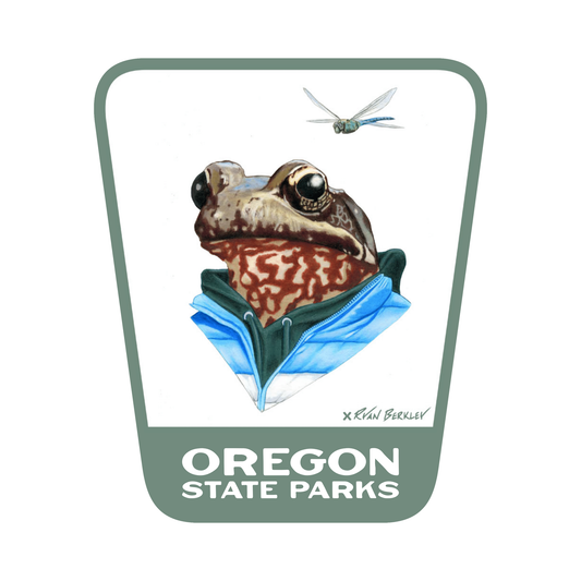 Oregon Spotted Frog  3.25" Weatherproof Sticker