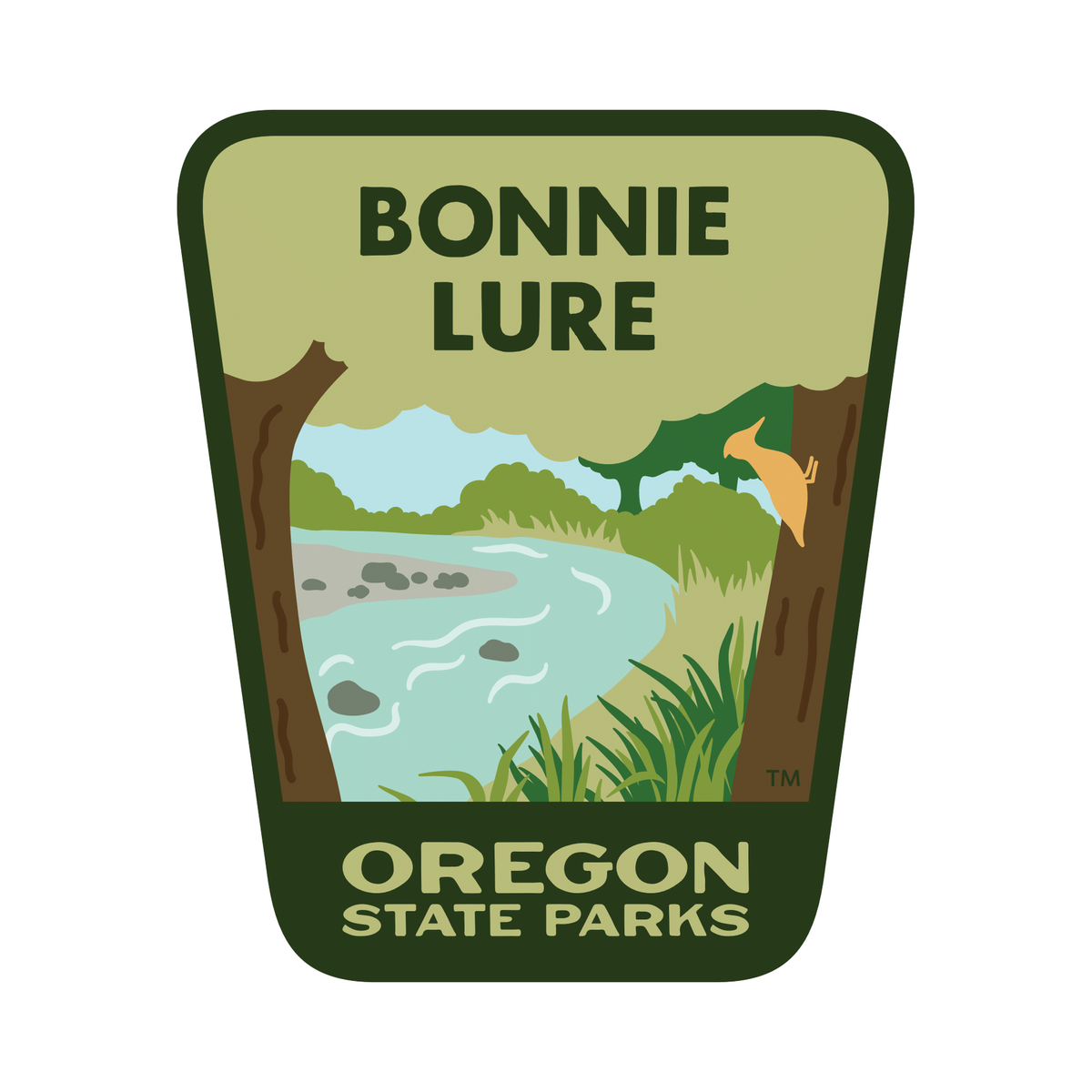 Bonnie Lure, 3.25” Weatherproof Sticker