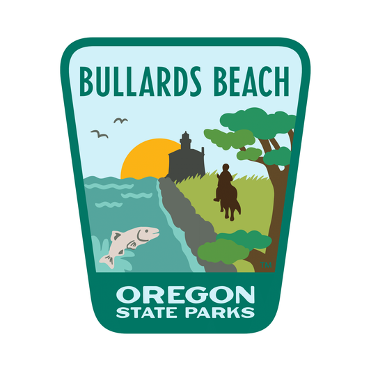 Bullards Beach, 3.25” Weatherproof Sticker