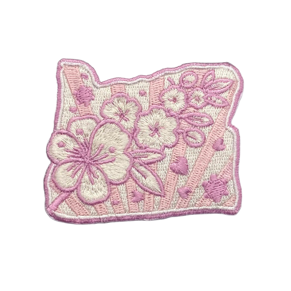 *NEW* Cherry Blossoms - Embroidered Patch | Patchmarks Oregon State Parks