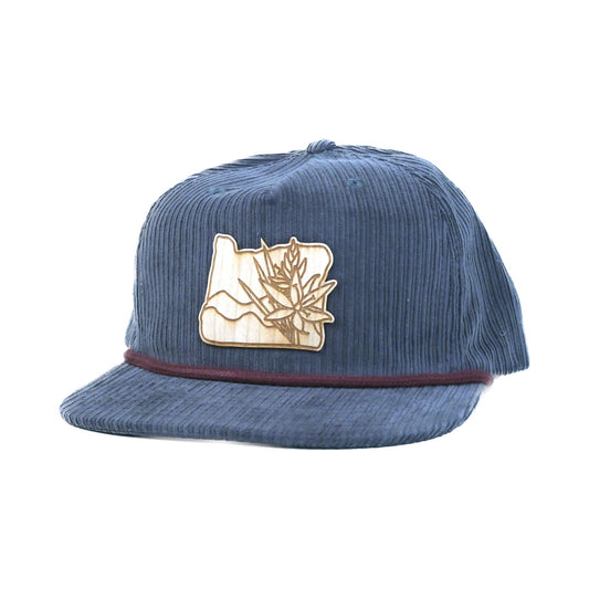 Camas Lily - Wood Patch Cord Hat | Patchmarks Oregon State Parks