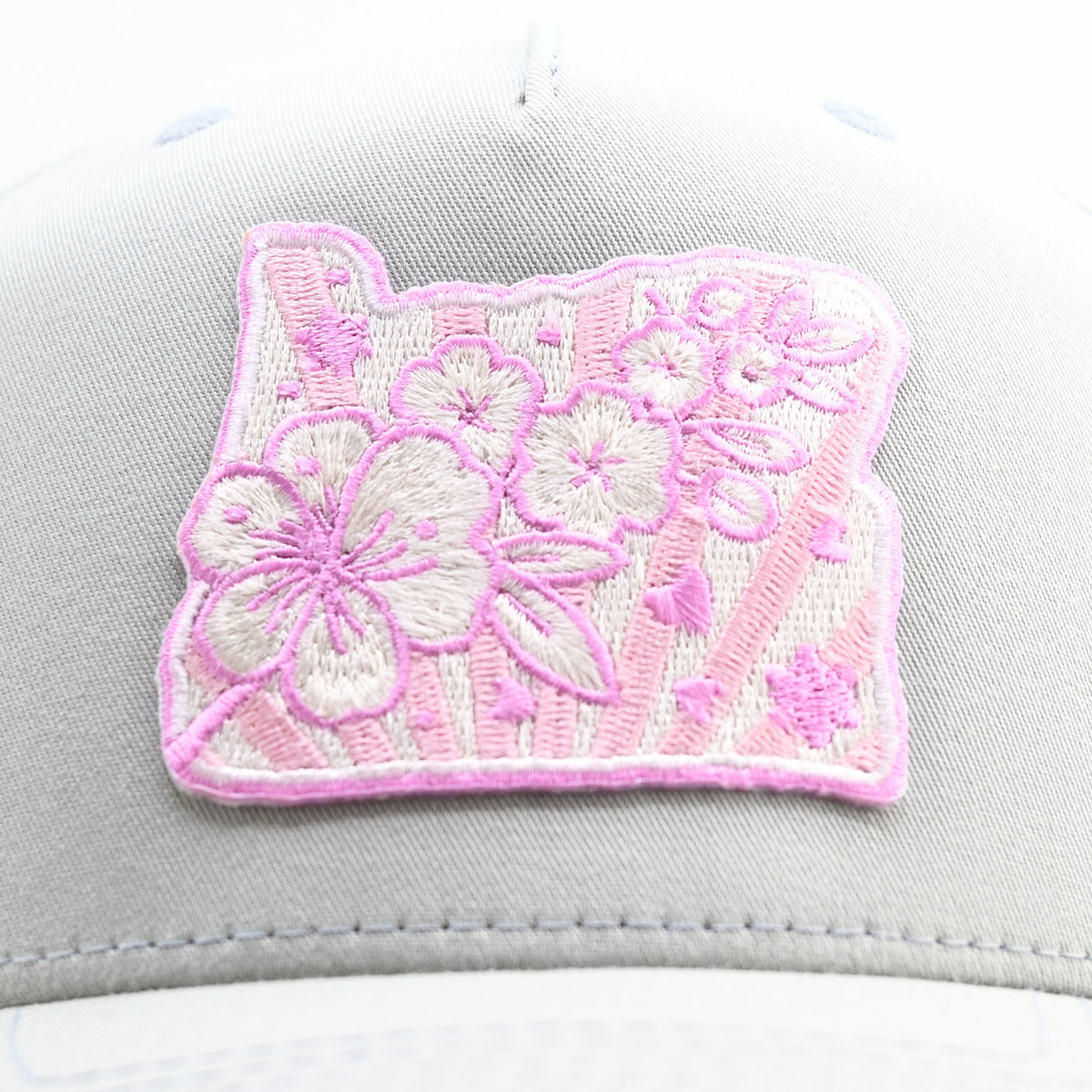Cherry Blossom Snapback Hat | Patchmarks Oregon State Parks