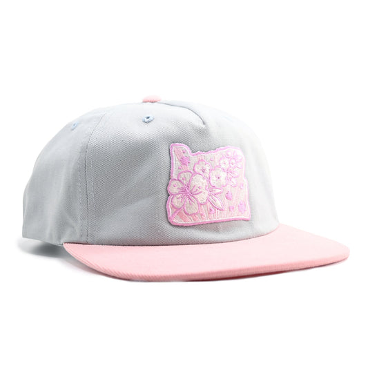 Cherry Blossom Two-Tone Snapback Hat | Patchmarks Oregon State Parks