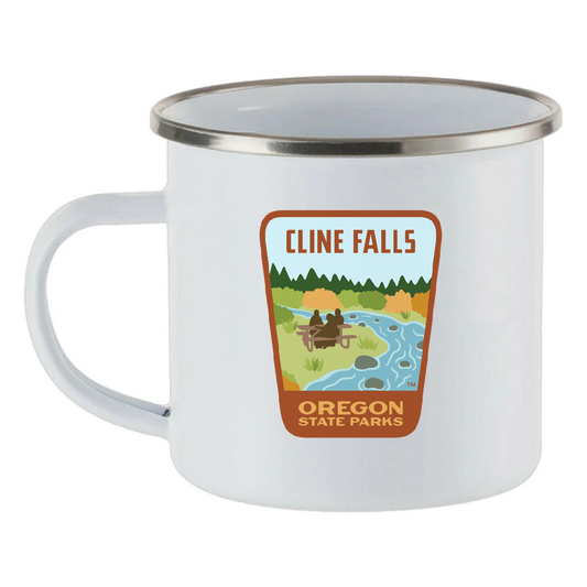 Cline Falls Enamel Mug, 12oz