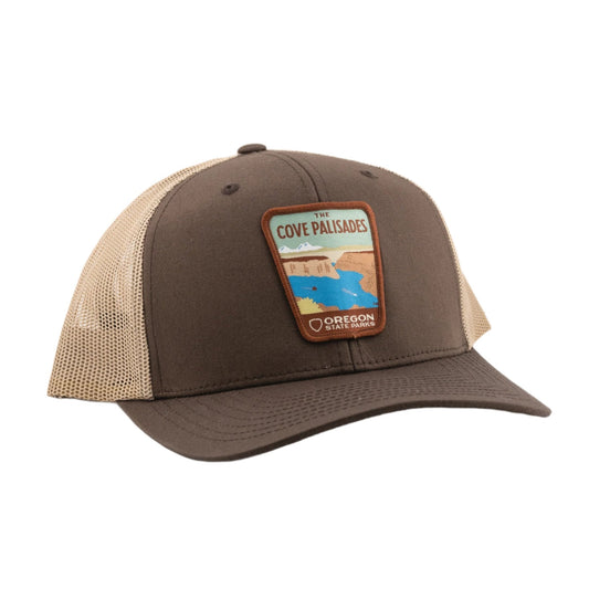 The Cove Palisades Trucker Hat | Patchmarks Oregon State Parks