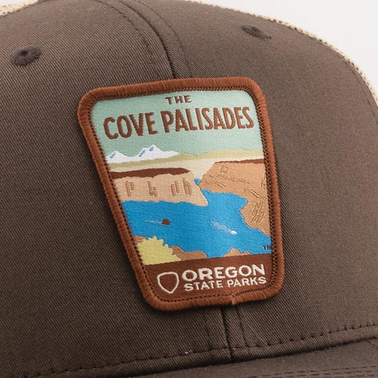 The Cove Palisades Trucker Hat | Patchmarks Oregon State Parks