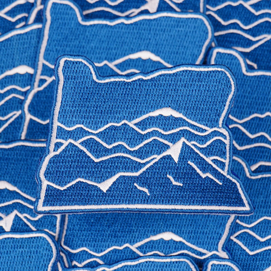 Mountains - Embroidered Patch | Patchmarks Oregon State Parks