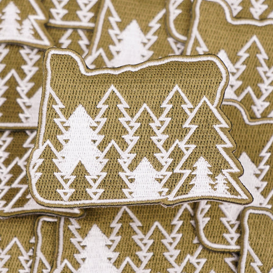 Evergreens - Embroidered Patch | Patchmarks Oregon State Parks