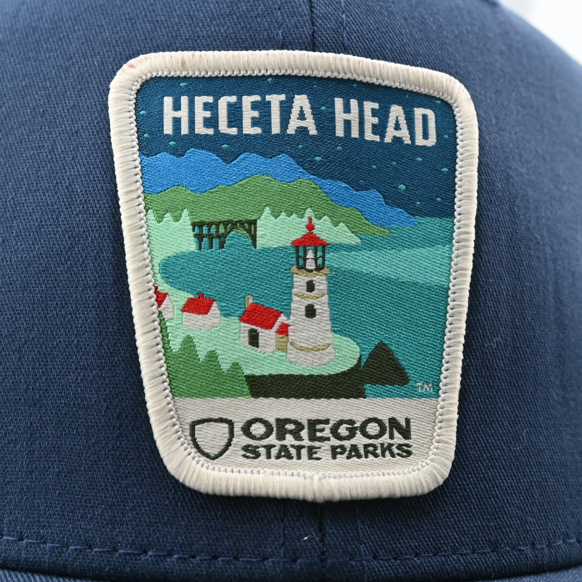 Heceta Head Trucker Hat | Patchmarks Oregon State Parks