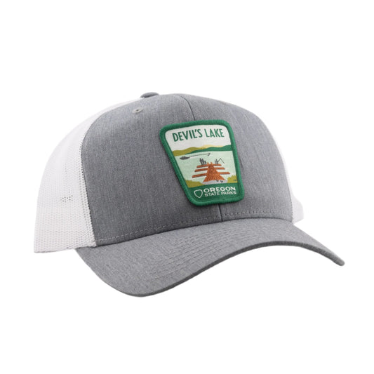 Devil's Lake Trucker Hat | Patchmarks Oregon State Parks