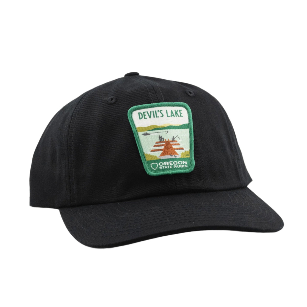 Devil's Lake Dad Hat | Patchmarks Oregon State Parks