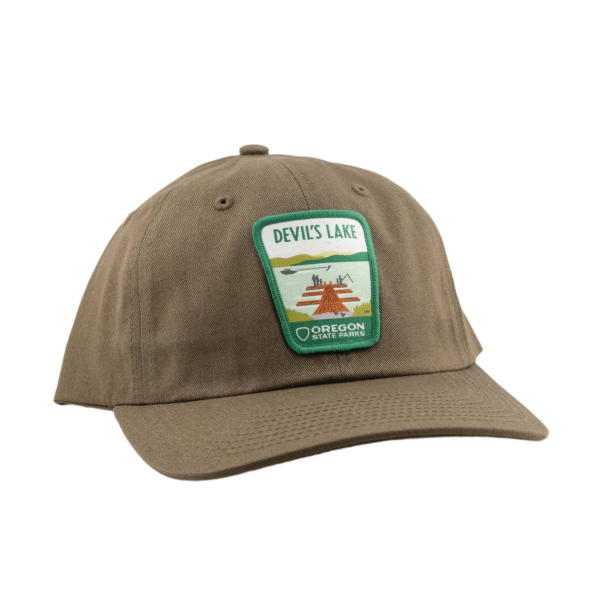 Devil's Lake Dad Hat | Patchmarks Oregon State Parks
