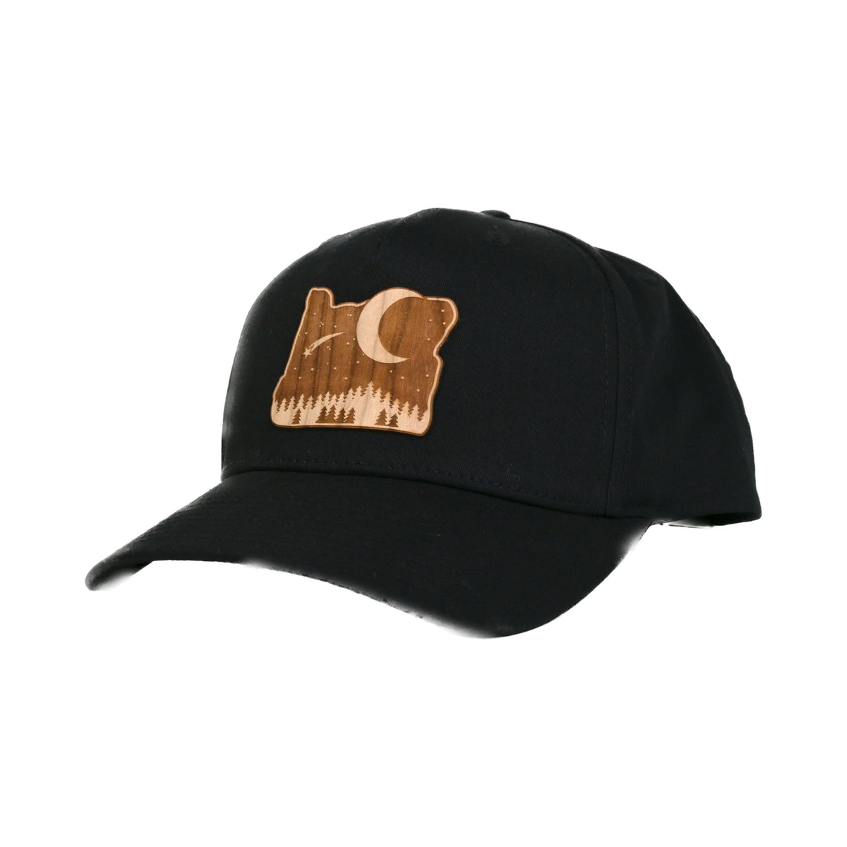 Dark Sky - Wood Patch Snapback Hat | Patchmarks Oregon State Parks