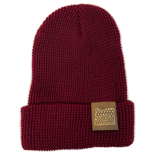 Oregon Rainbow Beanie | Patchmarks Oregon State Parks