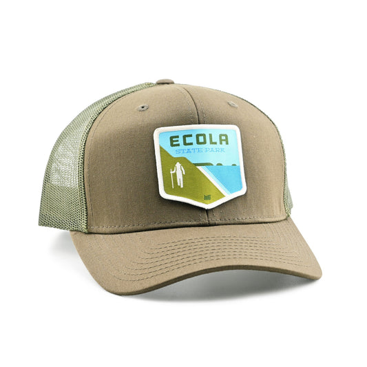 Ecola Trucker Hat | Patchmarks Oregon State Parks