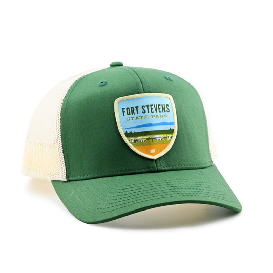 Fort Stevens Battery Trucker Hat | Patchmarks Oregon State Parks