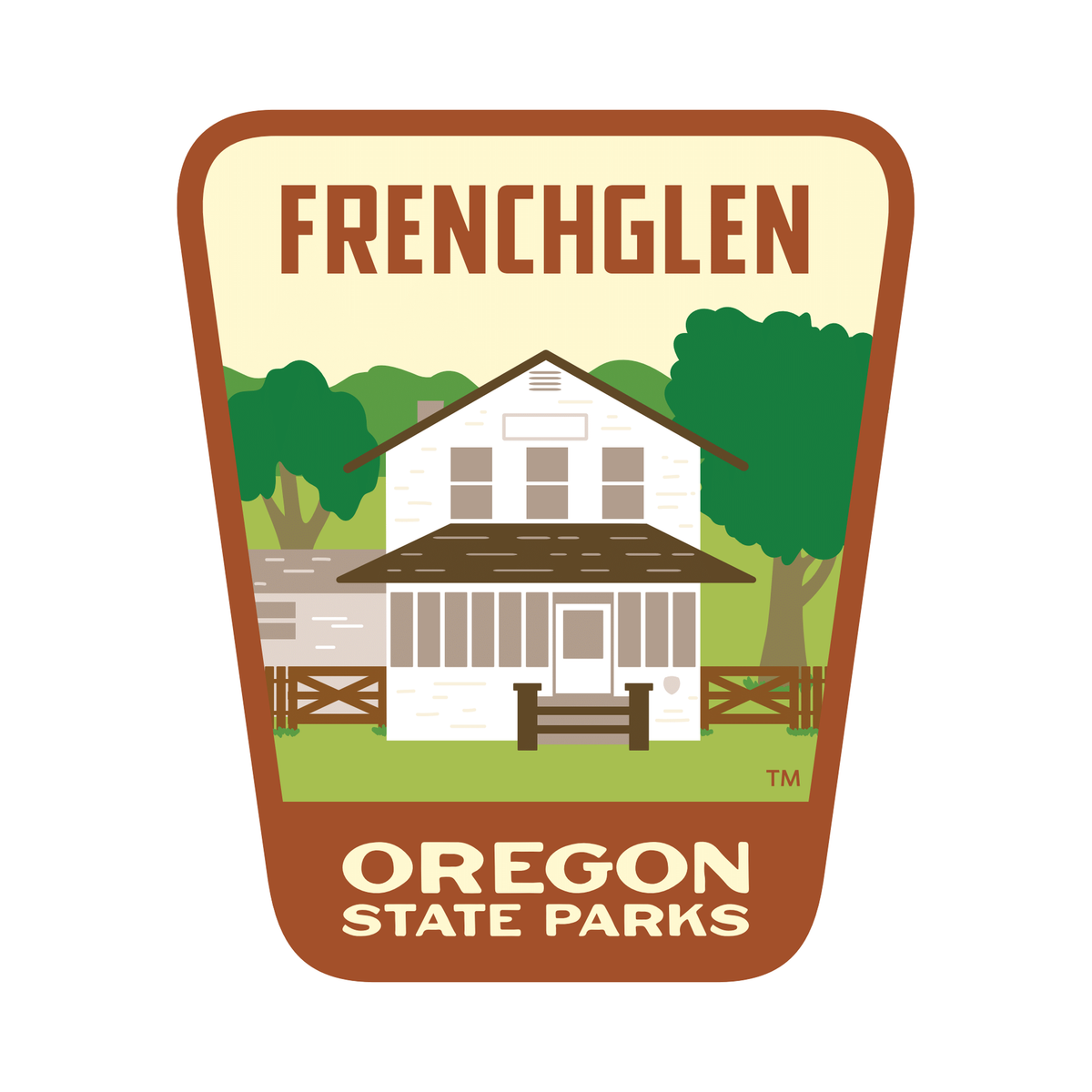 Frenchglen, 3.25” Weatherproof Sticker