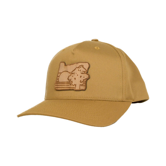 Juniper - Wood Patch Snapback Hat | Patchmarks Oregon State Parks