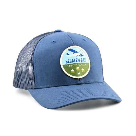 Nehalem Bay Trucker Hat | Patchmarks Oregon State Parks