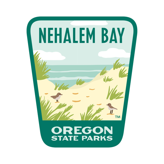 Nehalem Bay, 3.25” Weatherproof Sticker