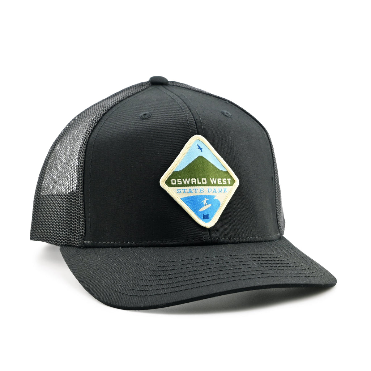 Oswald West Trucker Hat | Patchmarks Oregon State Parks