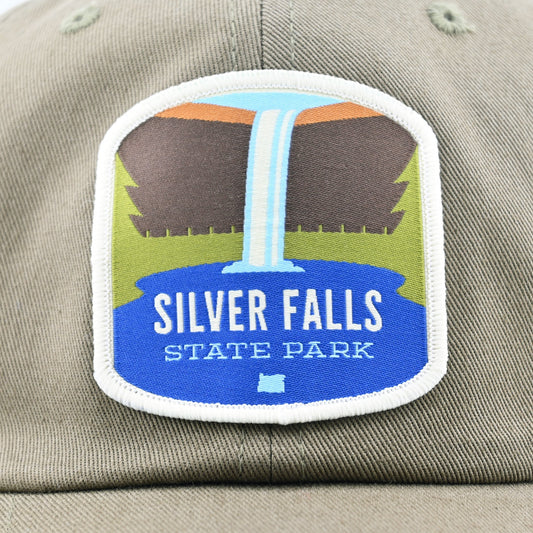 Silver Falls Iconic Dad Hat | Patchmarks Oregon State Parks